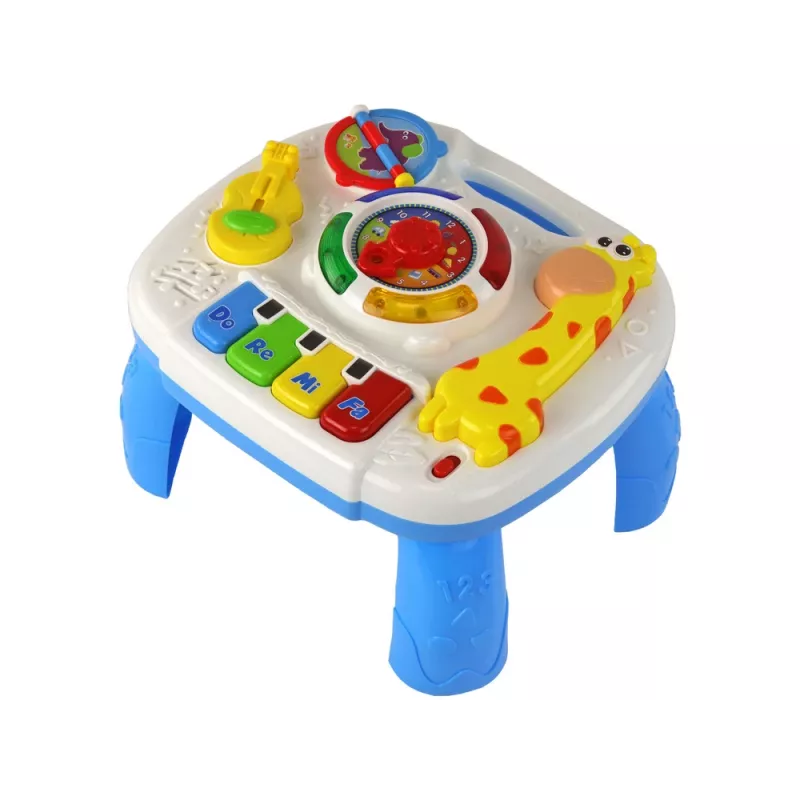LEAN TOYS Pädagogischer interaktiver 2-in-1 Spieltisch für Kleinkinder