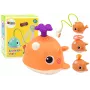 LEAN TOYS Wal-Badespielzeug 3 Tipps Orange