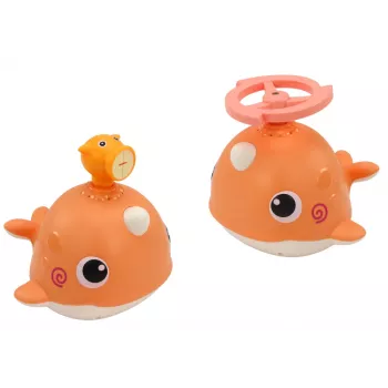 LEAN TOYS Wal-Badespielzeug 3 Tipps Orange
