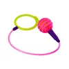 LEAN TOYS Skipper Hula Hop Springseil, Pink, LED