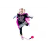 LEAN TOYS Skipper Hula Hop Springseil, Pink, LED