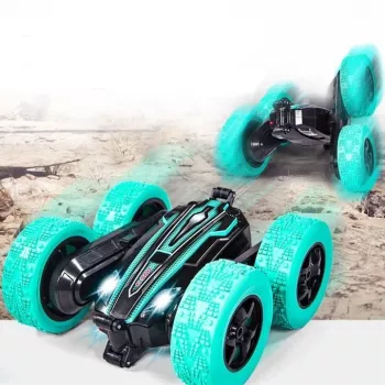 LEAN TOYS Twister Stunt Car Handgestensteuerung Fernbedienung Blau