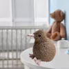 LEAN TOYS Plüsch Kiwi Vogel Plüschtier Maskottchen Kuscheltier Dunkelbraun 25cm