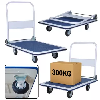 LEAN TOYS Plattformwagen Transportwagen Lagerwagen bis 300 kg