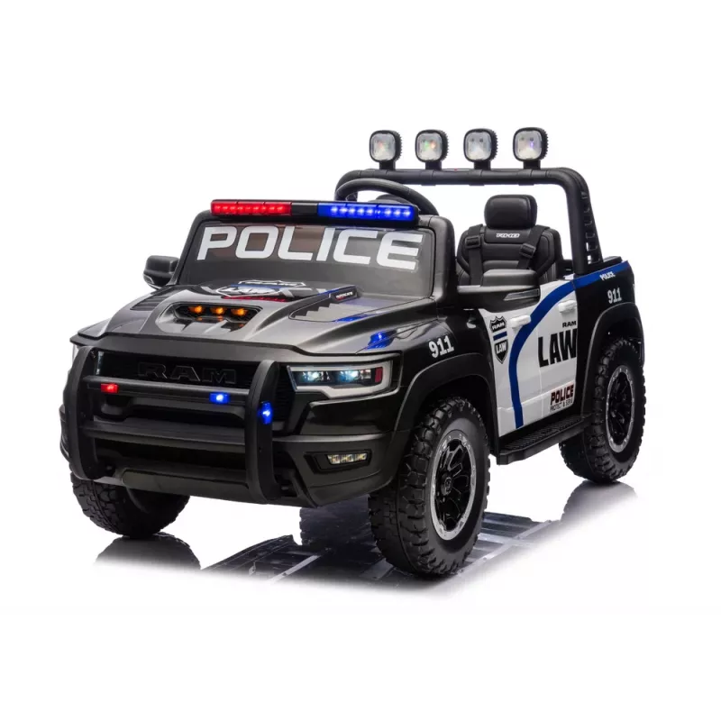 LEAN CARS RAM ZB629-P Police Batteriebetriebenes Fahrzeug