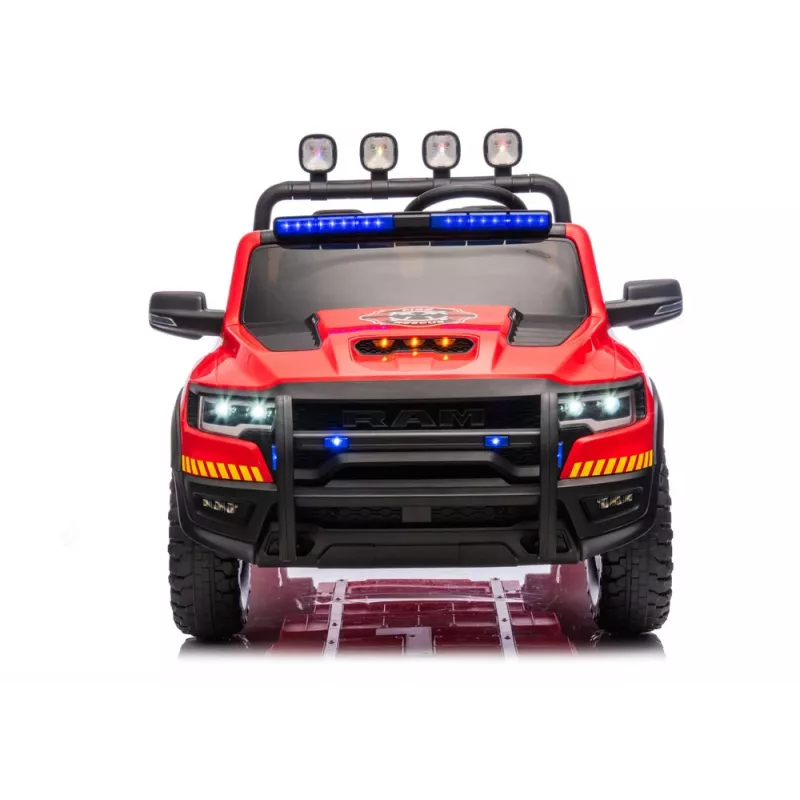 LEAN CARS RAM ZB629-F batteriebetriebenes Feuerwehrauto