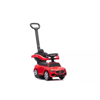 LEAN TOYS Rutschauto mit Schiebegriff Mercedes 3in1 Rot