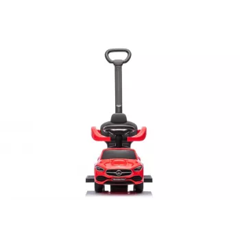 LEAN TOYS Rutschauto mit Schiebegriff Mercedes 3in1 Rot