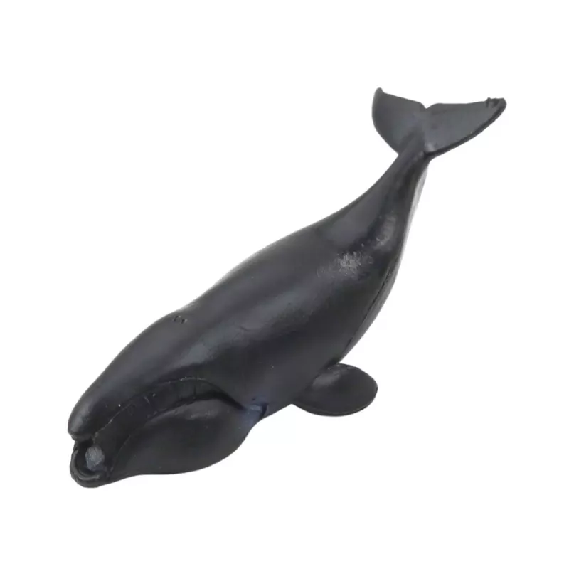 LEAN TOYS Mini-Figurenset Meerestiere Säugetiere Orca Foto Delfin 6-8cm 6Stk
