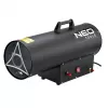 NEO TOOLS 90-085-01 Gasheizung 50 kW mit Thermostat, IPX4, LPG, 1000 m³/h Luftstrom, inklusive Regler und Schlauch
