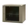 EMITER EM/AS6409X 9U Wandmontage-Netzwerkschrank 600x450x500 mm mit gehärteter Glastür