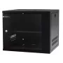 EMITER EM/SH02B5409-08 19 inch 9U Wandmontage-Netzwerkschrank, Glastür, 550x450x455 mm, Schwarz