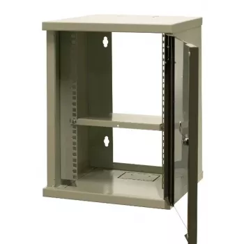 EMITER EM/SOHO-9U 10 inch 9U Wandmontage-Netzwerkschrank mit Glastür, 325×330×445 mm, Schwarz