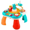 LEAN TOYS Lern-Tisch Interaktives Musik-Panel Piano 2 in 1 Türkis