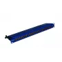 EMITERNET Panel 19, 24xRJ45 STP cat.6 (1U) mit Kabelmanagement, blau DCN/PPFA674EKS248C6