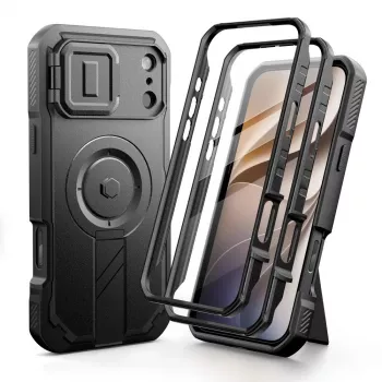 TECH-PROTECT KEVLAR MAGSAFE 2-SET IPHONE 17 PRO / 18 PRO SCHWARZ