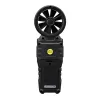 HABOTEST HT625B Digitales Anemometer mit USB, Windgeschwindigkeits-/Temperatur-/Luftvolumenmessgerät, beleuchtetem LCD, externem Flügelradsensor