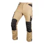NEO TOOLS 81-350-3-XXL Mix&Match Arbeitshose, Canvas mit Cordura-Verstärkungen, Beige/Schwarz, Größe XXL