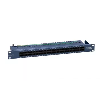 EMITERNET 19 Telefonpanel/ISDN 50xRJ45 (1U) blau FN/TEL/FA850KT5084BK