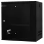 EMITER EM/SH02B5412-08 Light Series 19-Zoll 12U Wandmontage-Netzwerkschrank, gehärtete Glastür, 550×450×590 mm