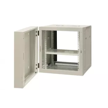 EMITER EM/AH6512 12U Wandmontage-Netzwerkschrank, 600×550×635 mm, Glastür