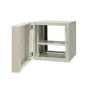 EMITER EM/AH6512 12U Wandmontage-Netzwerkschrank, 600×550×635 mm, Glastür