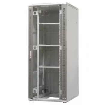EMITER EM/SH05D-8042 freistehender Serverschrank 42U 800x1000x1980mm schwarze Glas-/Stahltür