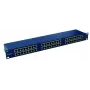 EMITERNET PATCHPANEL 19, 48XRJ45 STP CAT.6 (1U) MIT ABLAGE, BLAU