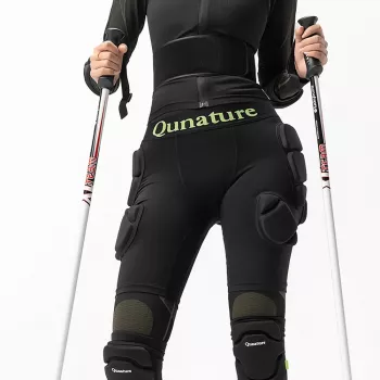 Qunature Ski Advanced L Hüftprotektoren - Skifahren Snowboard Schlittschuhlaufen - Schwarz