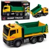 LEAN TOYS Baustellen-LKW Kipper Kipper mit öffnender Heckklappe, Lichtern und Geräuschen 1:14