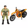 LEAN TOYS Dinosaurier Forschungsbasis-Set mit Dinosaurierfiguren, Turm, Käfig und Zubehör