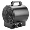 NEO TOOLS 90-065 Elektrischer Heizlüfter Edelstahl 2000 W Schwarz