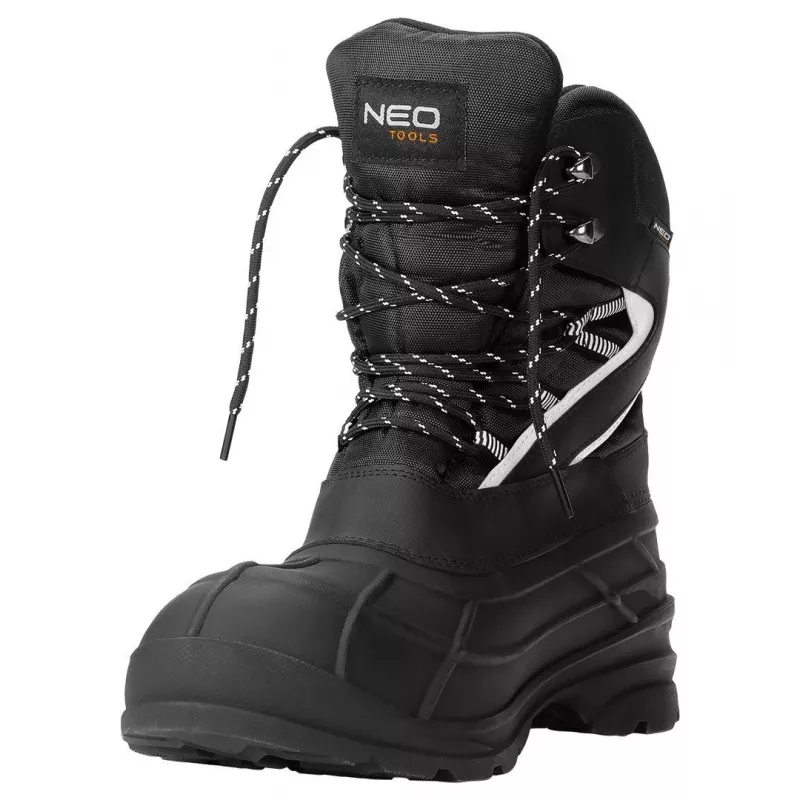NEO TOOLS 82-139-46 Sicherheitsschuhe S1P SRC Größe 46 Stahlkappe und Zwischensohle Schwarz Grau
