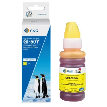 G&G Nachfüllpatrone Canon GI-50 Y/3405C001 Gelb (70 ml)