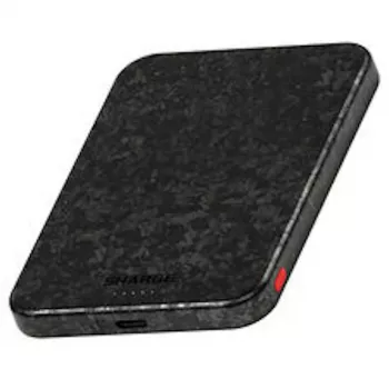 SHARGE CarbonMag 5K Powerbank, 15W Qi, 20W USB-C - 5.000mAh, schwarz