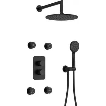DEANTE Unterputz-Thermostat-Duschset mit BOX - mit Duschkopf