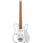 DONNER-HUSH-X-LIVE-WHITE - Elektrische Gitarre mit eingebautem Lautsprecher