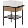 DEANTE Stand-Waschplatz mit Waschbecken und Schublade - 56,5x50 cm