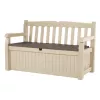 KETER Aufbewahrungsbank Eden Gartenbank 265L beige