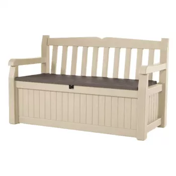 KETER Aufbewahrungsbank Eden Gartenbank 265L beige