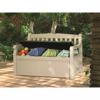 KETER Aufbewahrungsbank Eden Gartenbank 265L beige