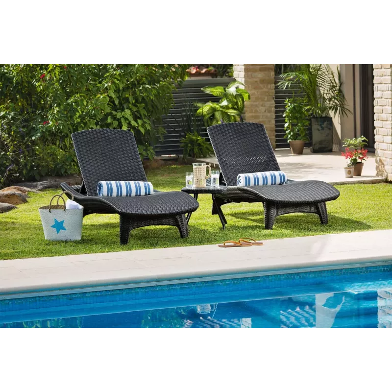 KETER Sonnenliege Pacific grau