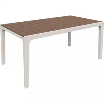 Keter Harmony Gartentisch Weiß/Beige 29201231587