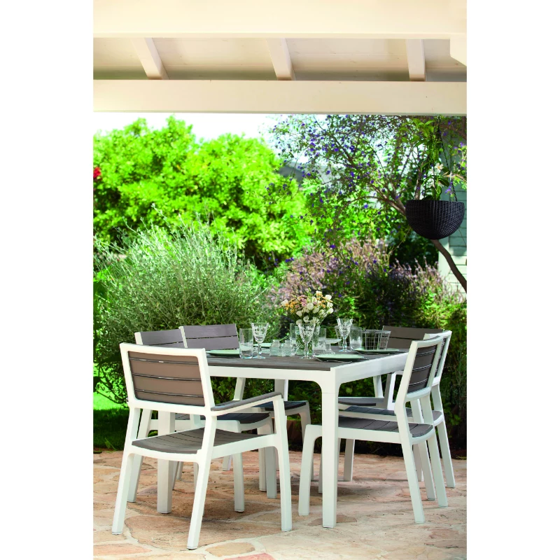 KETER Harmony Sessel weiß/beige