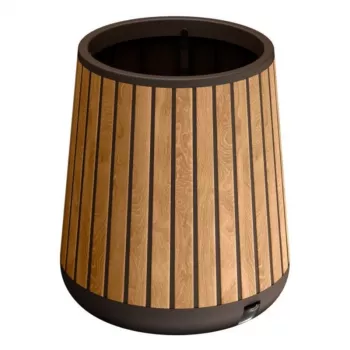 KETER Blumentopf Deco Conic Planter Venetian Brown
