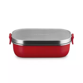 LE CREUSET Lunchbox ON THE GO 900 ml rot