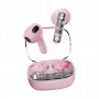DELTACO Streetz T150-PNK True Wireless In-Ear-Kopfhörer, Bluetooth 5.3, Transparent Pink