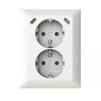 ABB 202EUJRB2USBC-914 USB-Doppelsteckdose Safety+ 2x USB C 2TKA00006018