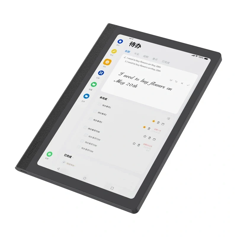 HUION Note E X50 10,3 Zoll E-Ink Tablet mit PenTech 3.0 Stylus, 4GB RAM, 64GB Speicher, Android 11, Dual-Tone-Frontlicht, Aluminium-Rückseite