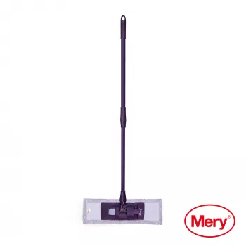 MERY Mikrofaser-Mopp 45 cm mit Metallstiel 140 cm